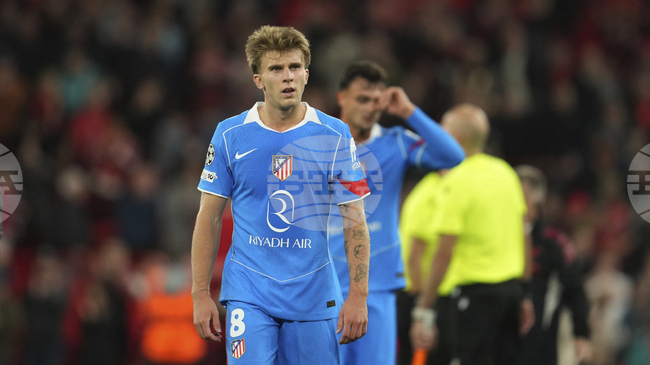 Атлетико Мадрид остава без полузащитника Пабло Бариос в следващите седмици