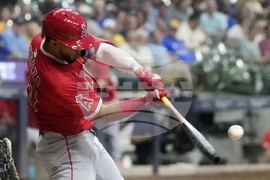 Angels Brewers Baseball