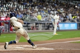 Angels Brewers Baseball