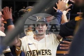 Angels Brewers Baseball