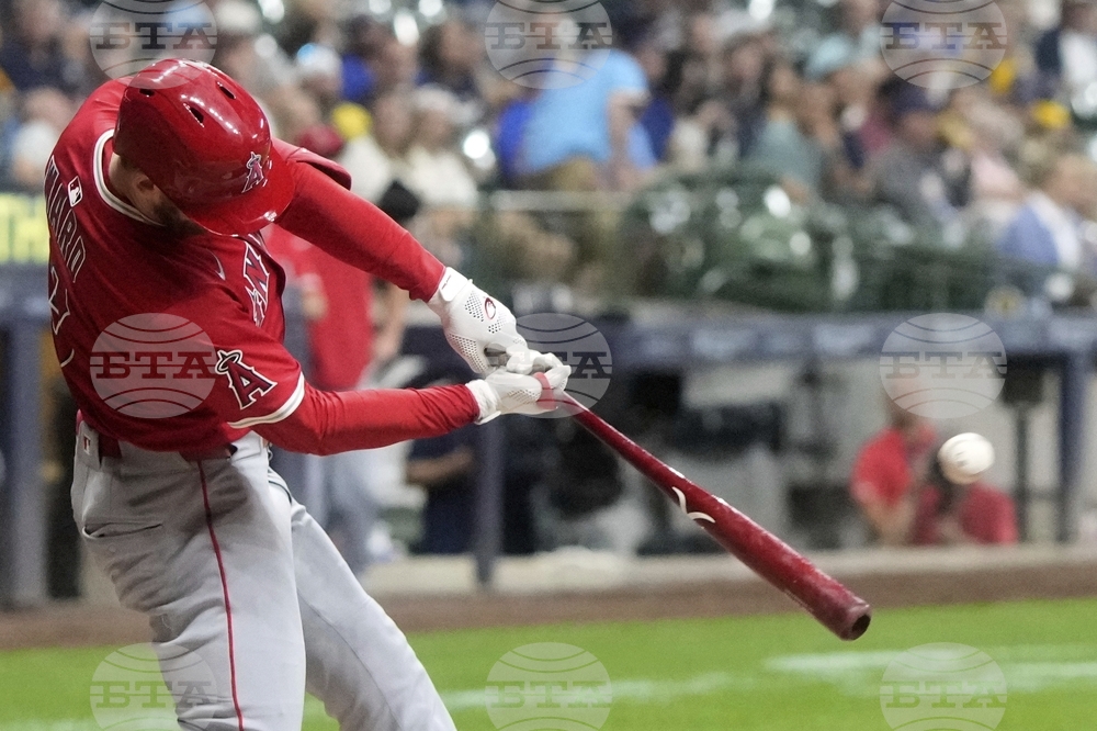 Angels Brewers Baseball