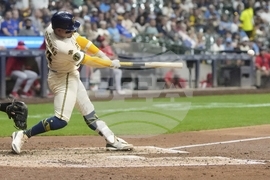 Angels Brewers Baseball