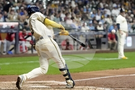 Angels Brewers Baseball