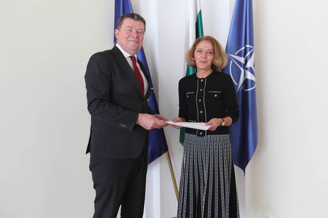 Swedish Ambassador Presents Credentials to Bulgarian Foreign Ministry