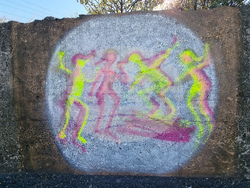 Кърджали - Младежки център - графити