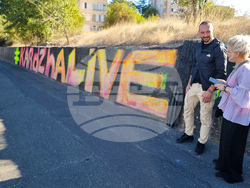 Кърджали - Младежки център - графити