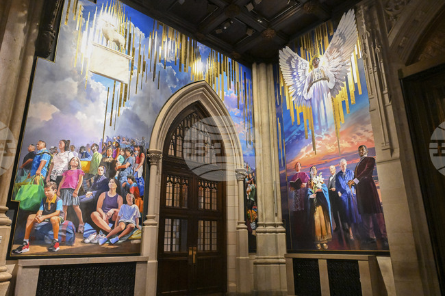Cardinal Dolan Unveils New Monumental Mural at St. Patrick's Cathedral
