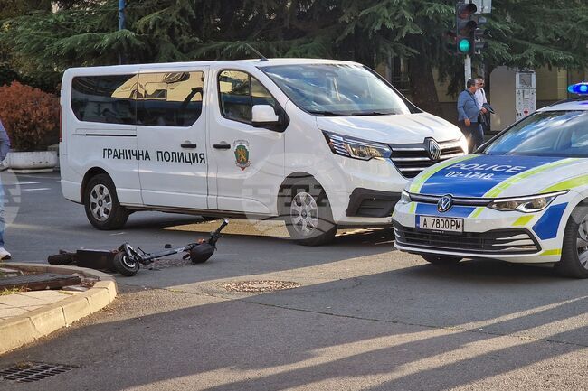 Мъж с тротинетка пострада при инцидент в района на пристанището в Бургас