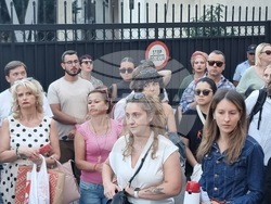 Северна Македония - Скопие - „Нито една повече” - протест