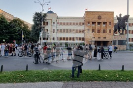Северна Македония - Скопие - „Нито една повече” - протест