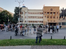 Северна Македония - Скопие - „Нито една повече” - протест