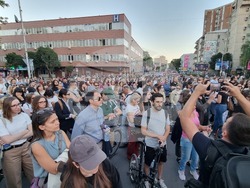 Северна Македония - Скопие - „Нито една повече” - протест