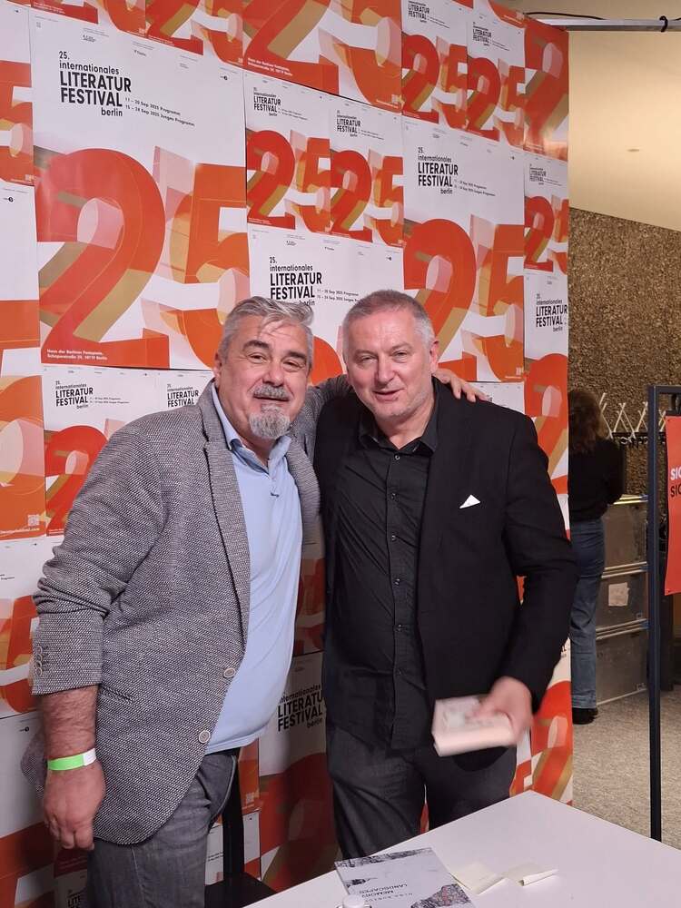Директорът на Българския културен институт в Берлин посети представянето на Георги Господинов на Международния литературен фестивал в града