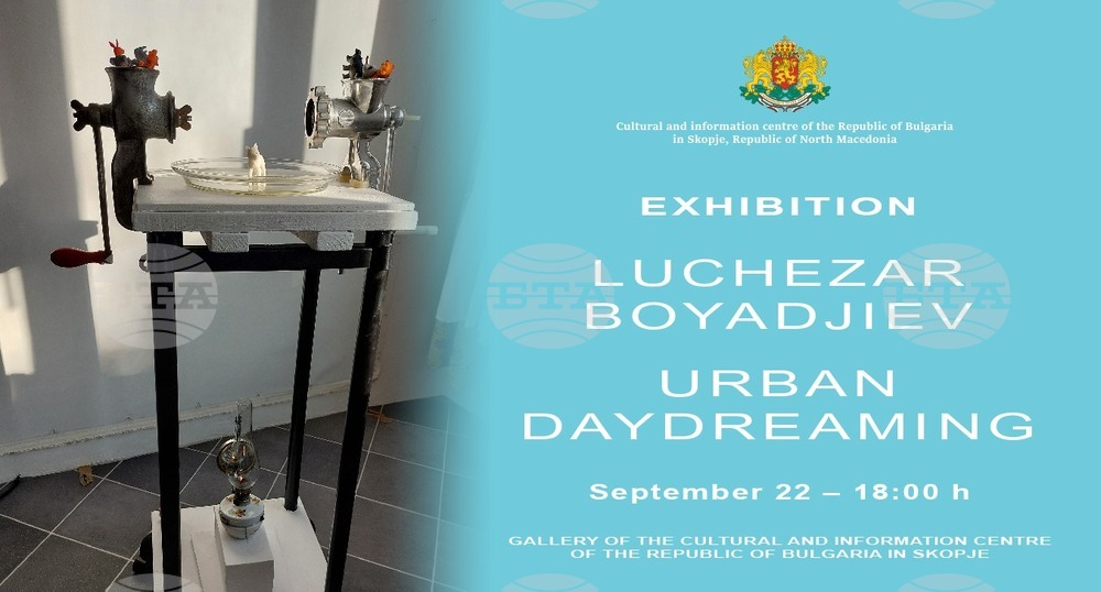 Luchezar Boyadjiev's Exhibition Opens at Bulgarian Cultural and Information Centre in Skopje