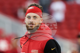 49ers Pearsall Shot Football