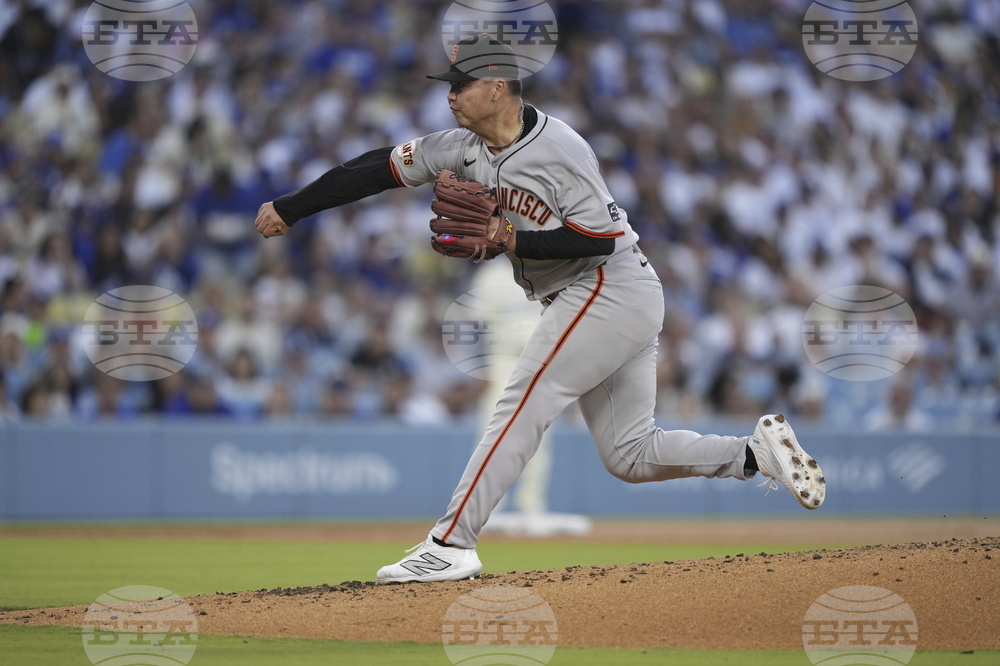 Giants Dodgers Baseball