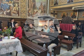 Търговище - храм „Св. Йоан Рилски“ - неделна служба