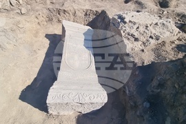 Село Караново - археология - мраморен постамент