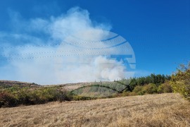 Горни Романци - местността „Мечи камък“ - пожар