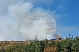 Горни Романци - местността „Мечи камък“ - пожар