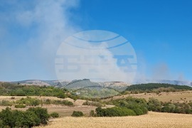 Горни Романци - местността „Мечи камък“ - пожар