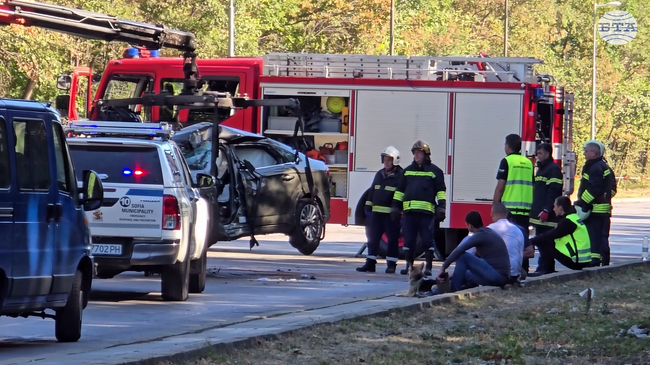 Тежка катастрофа взе две жертви на бул. „Драган Цанков“ в София