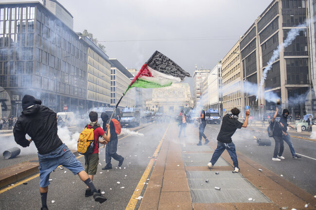 Италиански политици осъдиха насилието по време на демонстрациите в Италия в подкрепа на палестинците в Газа