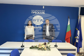 Национален пресклуб на БТА Варна - Нарине Назарян - Кирил Вълчев