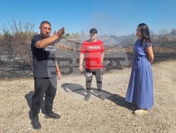 Село Ясен - пожар - тлеене на огнища