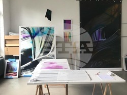 Марта Джурина открива изложбения сезон в Sarieva Gallery с проекта „Флуидна светлина“. Снимка: Bildschirmfoto/Sareiva Gallery