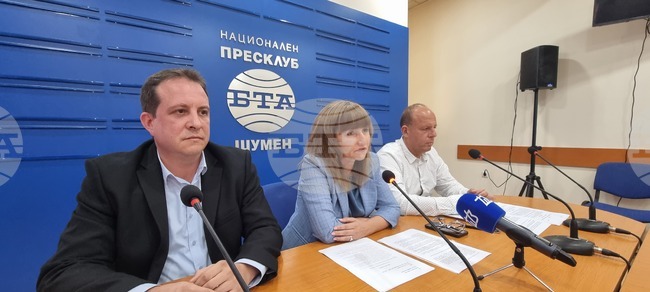 Национален пресклуб на БТА в Шумен - пресконференция на общински съветници от ГЕРБ