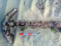 Подводна археологическа експедиция на НИМ в залива край нос Киллик разкрива тайните на древната пристанищна зона на крепостта Ерите. Снимка: НИМ