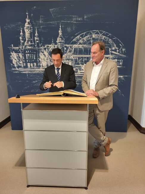 Българският посланик в Германия Григор Порожанов осъществи официално посещение в Лайпциг