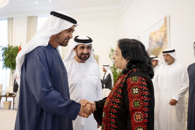 УАМ: Президентът на ОАЕ прие делегация на Арабския парламент