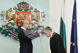 Румен Радев - Виталий Москаленко - орден „Мадарски конник“