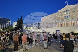 Атина - влакова катастрофа - протест