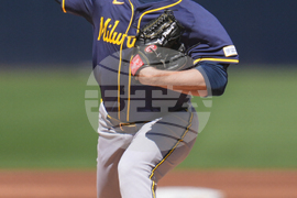 Brewers Padres Baseball