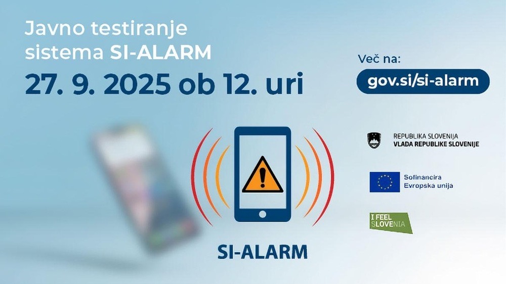 От Българското посолство в Любляна съобщиха за предстоящо тестване на системата за ранно предупреждаване в Словения SI-ALARM