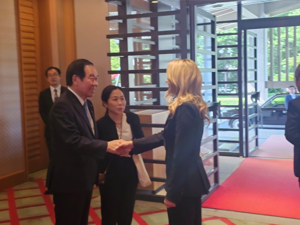 Заместник-председателят на парламента Рая Назарян се срещна с председателя на Долната камара на японския парламент 