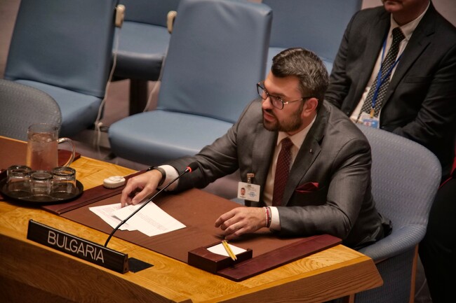 Изкуственият интелект е едновременно възможност и риск, каза министър Георг Георгиев на открития дебат на Съвета за сигурност на ООН 