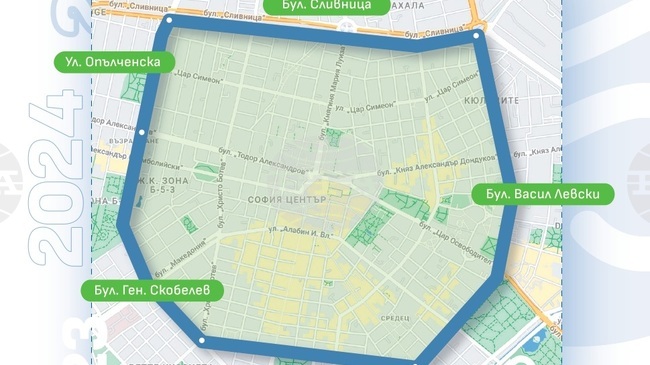 Столичната община отчита с 30 хиляди по-малко навлизания на замърсяващи автомобили в малкия ринг за декември 