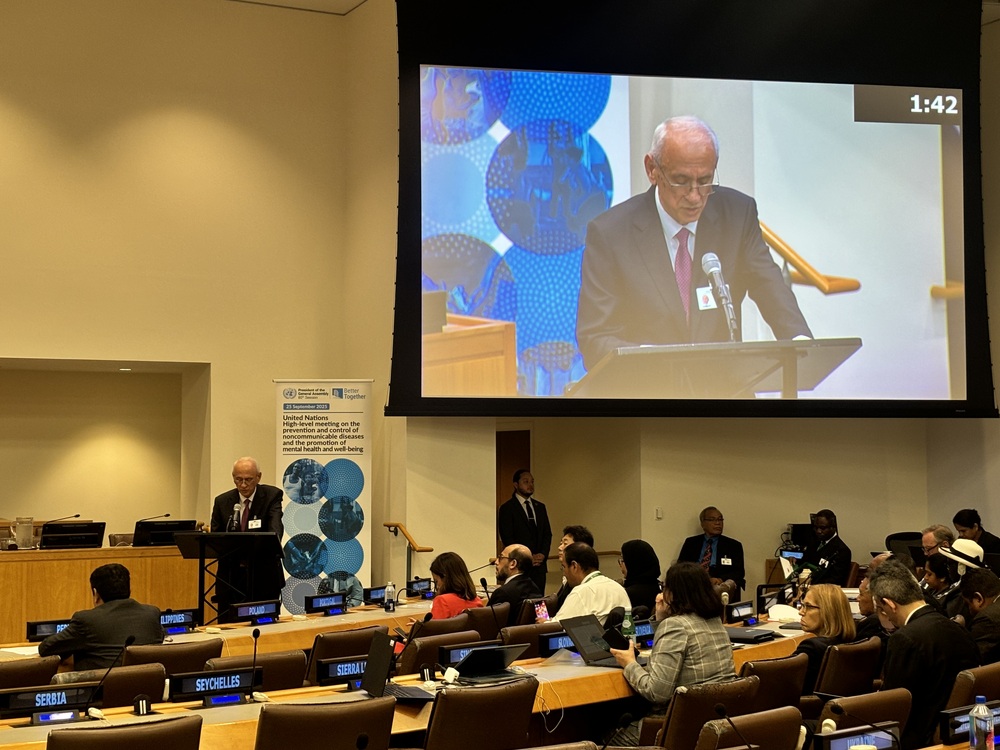 Health Minister Speaks at Meeting of UN General Assembly on Prevention of Noncommunicable Diseases