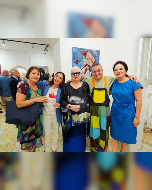 Изложба на Васил Василев-Зуека беше открита в Българския културен институт в Рим 