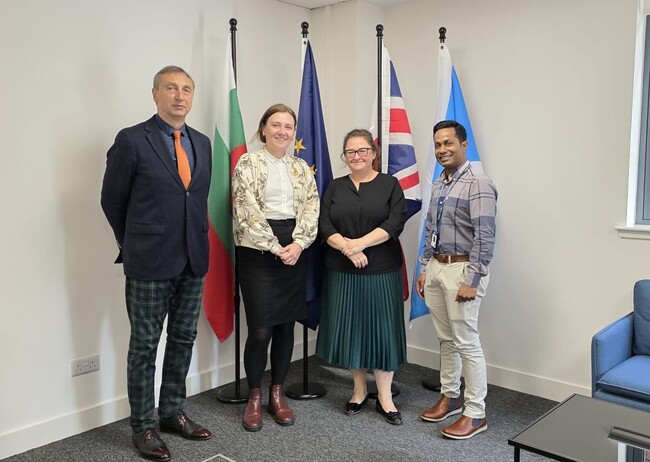 Екипът на Консулството на България в Единбург се срещна с полицейските служби на Шотландия