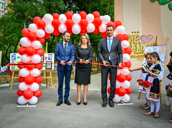 Нов корпус към детска градина „Сърчице“ в район „Младост“ откри кметът на София Васил Терзиев
