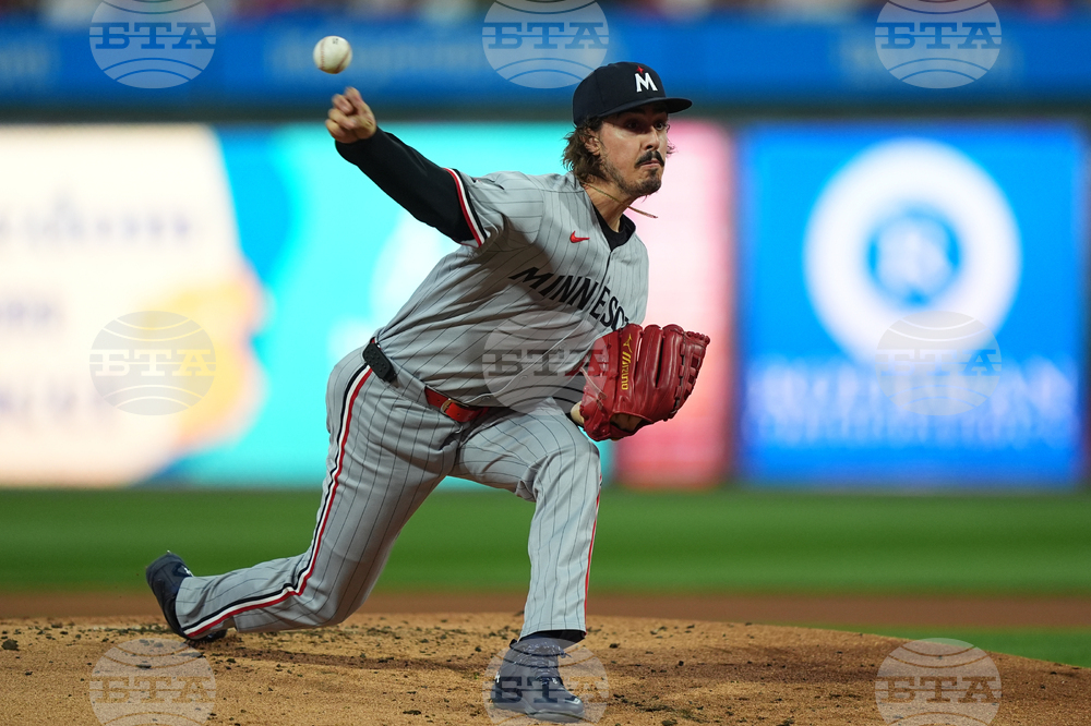 Twins Phillies Baseball