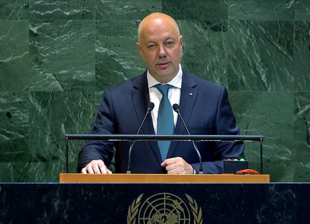 Премиерът Желязков пред Общото събрание на ООН: В свят на разделение и конфликти е по-належащо от всякога да се обединим около принципа „Съединението прави силата“