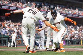 Rockies Giants Baseball