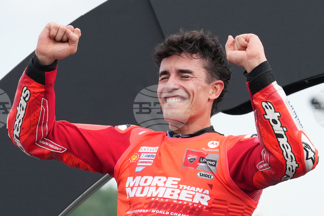 Шампионът Марк Маркес ликува в спринта за Голямата награда на Унгария в клас MotoGP