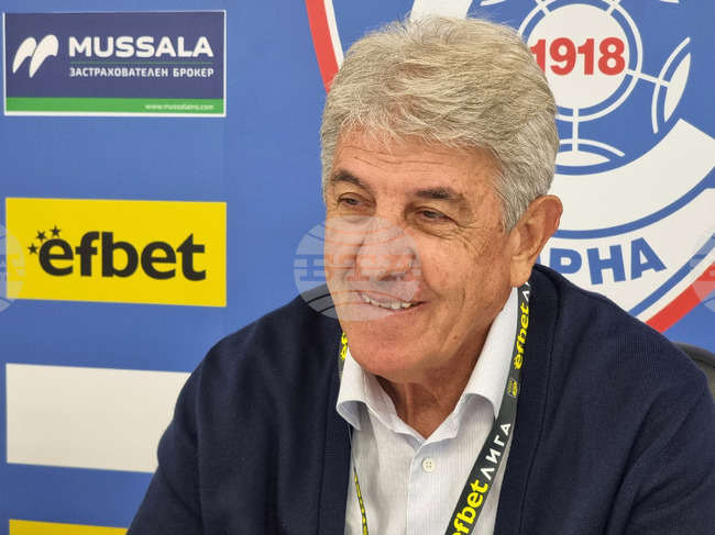 "Поздравявам футболистите, бориха се и показаха добра игра", каза треньорът на Спартак 1918 Варна Гьоко Хаджиевски